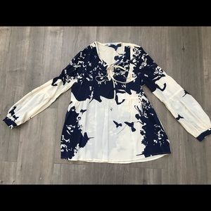 NWOT Amanda uprichard shirt dress silk